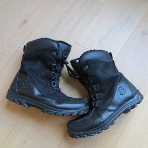 Timberland Chillberg Leather Waterproof Winter Boots Black | Size 7 (boys)
